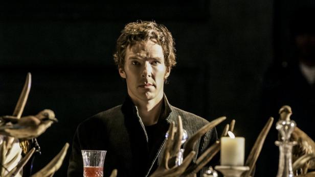 Benedict Cumberbatch als &quot;Hamlet&quot; in London.