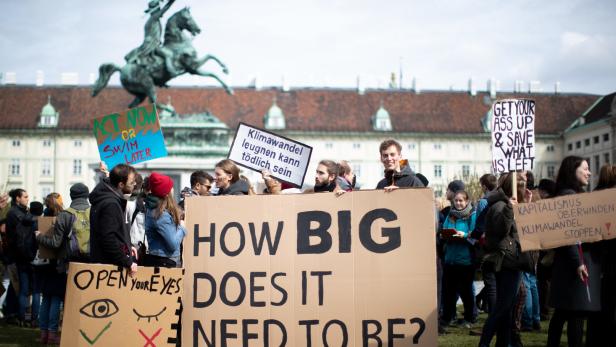 Klimaproteste in Wien