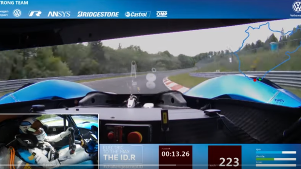 VW ID.R: Rekordfahrt auf der Nürburgring-Nordschleife im Onboard-Video