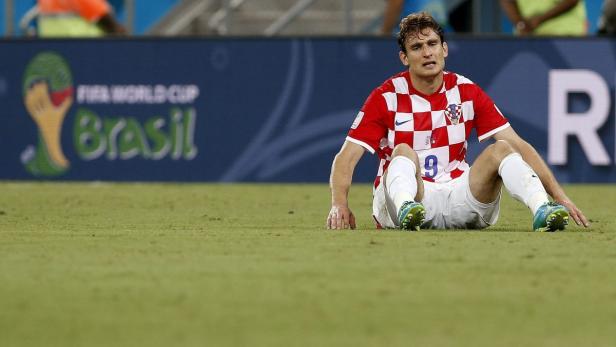 BRAZIL SOCCER FIFA WORLD CUP 2014 Nikica Jelavic war im kroatischen Team nicht erste Wahl.