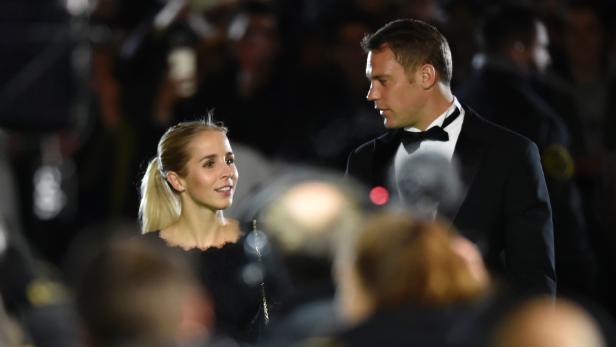 Nina und Manuel Neuer bei den Fifa-Awards 2017.