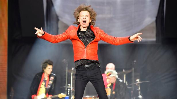 Mick Jagger 2018 beim Konzert in Berlin. Und nun soll die Show der Rolling Stones in Nordamerika weitergehen...
