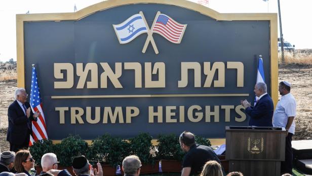 "Trump-Höhen": Israel widmet US-Präsident neue Golan-Siedlung