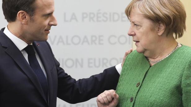 EU-Kommissionsposten: Merkel sagt "Nein", Macron sagt "Ja"