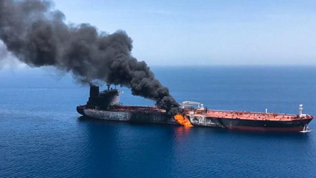 Der Konflikt zwischen den beiden Ländern verschärfte sich nach einem Angriff auf zwei Öltanker