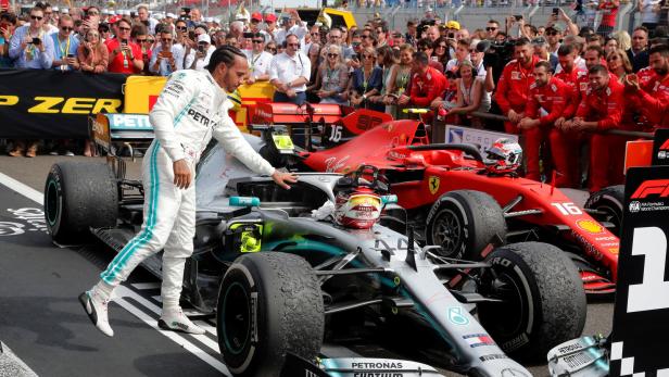 Lewis Hamilton hatte am Sonntag einen recht lockeren Renntag.
