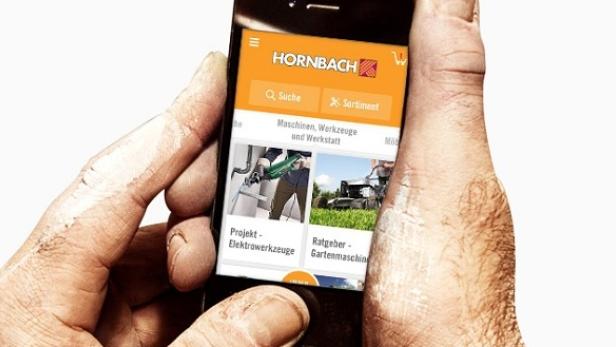 Hammer und Smartphone für Handwerker