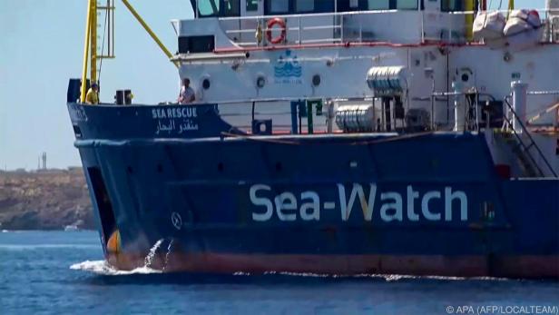 Die "Sea-Watch 3" steuerte Lampedusa an