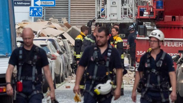 Gasexplosion in Wien: Eine Tote, 14 Verletzte