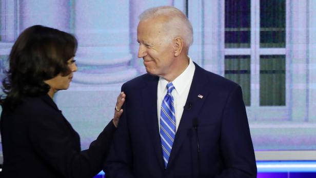 Joe Biden (mit Kamala Harris) hat schon nach der ersten Debatte verloren