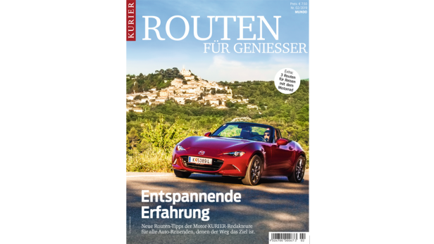 Jetzt im Handel: Das KURIER-Magazin "Routen für Genießer"