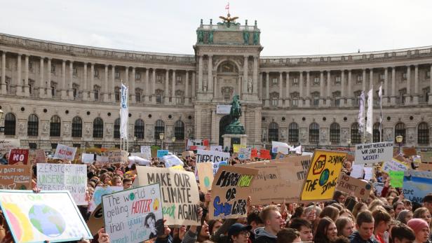 Schüler Demo für den Klimaschutz