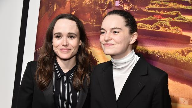 Ellen Page und Ehefrau Emma Porter.