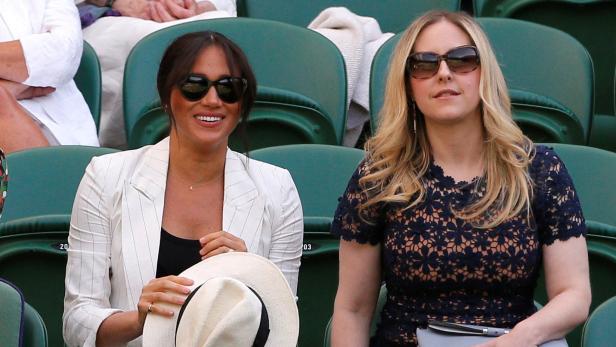 Lässiger Wimbledon-Besuch: Meghan pfeift auf's schicke Outfit