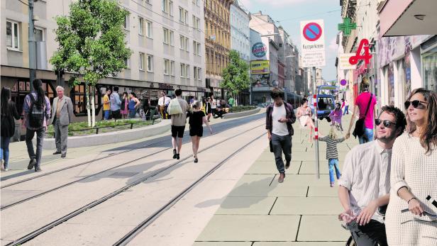 Wien: Die Neulerchenfelder Straße wird erneuert