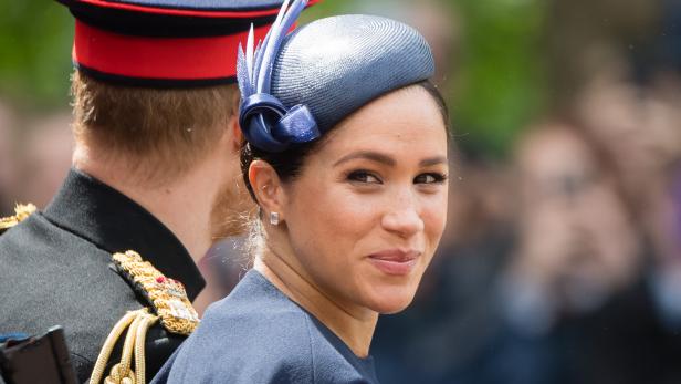 Meghan und Harry bei der Trooping The Colour Parade.