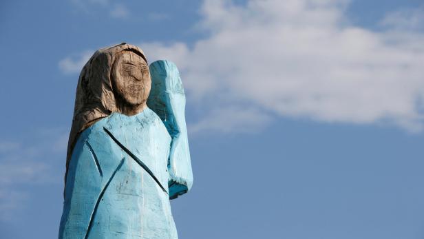 Melania Trump bekam Skulptur in slowenischer Heimat