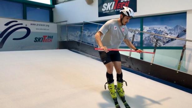 Teppich und Ski-Simulator: Wie die ÖSV-Stars trainieren