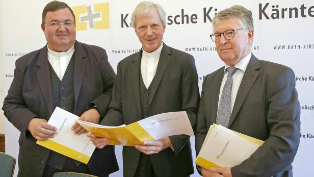 Präsentierten die Bilanz 2018: Ökonom Christoph Kalidz, Dompropst Engelbert Guggenberger und Finanzkammerdirektor Franz Lamprecht