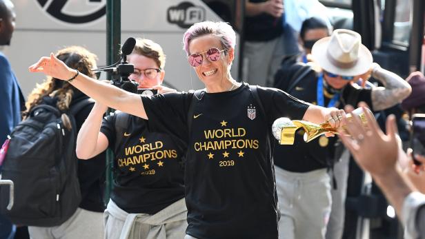 "We are the Champions": Weltmeisterinnen in New York gefeiert