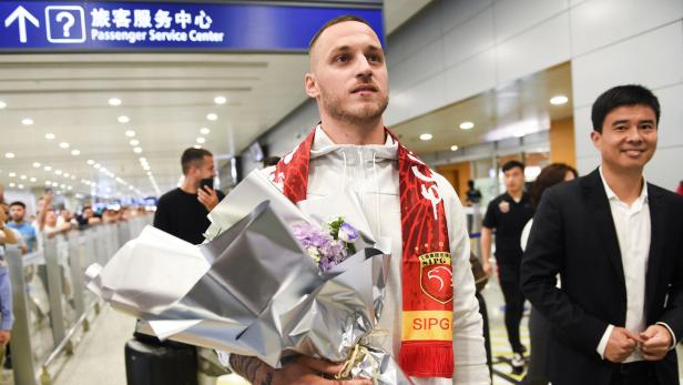 Marko Arnautovic wurde in China mit Begeisterung empfangen.