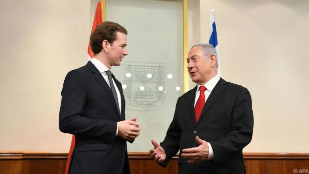 Ex-Bundeskanzler Sebastian Kurz ist gerade zu Besuch in Israel