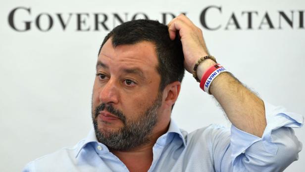 Matteo Salvini bestreitet, Geld aus Russland angenommen zu haben.