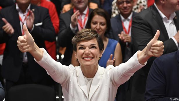 SPÖ-Vorsitzende Rendi Wagner am Parteirat