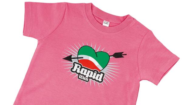 "Rosa Mädchenshirt" im Fanshop: Kritik für Rapid
