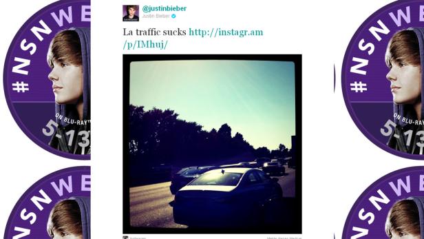 Bieber treibt Fan-Horden zu Instagram