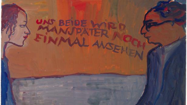 Charlotte Salomon, Gouache aus dem Zyklus &quot;Leben? oder Theater?&quot; (1940–1942).