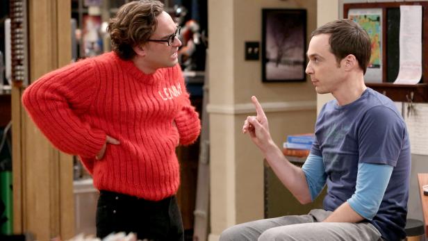 Die Erfolgssitcom &quot;The Big Bang Theory&quot; wird vor Studiopublikum aufgezeichnet, das Lachen allerdings bearbeitet.