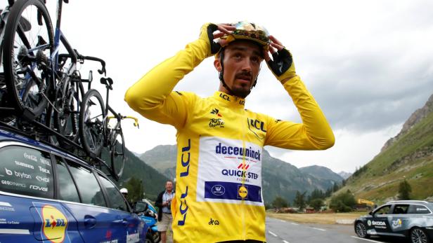Hagel stoppte die Tour de France - Abbruch