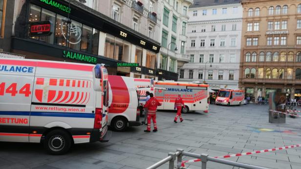 CO-Unfall in Wiener Innenstadt: 20 Personen im Krankenhaus
