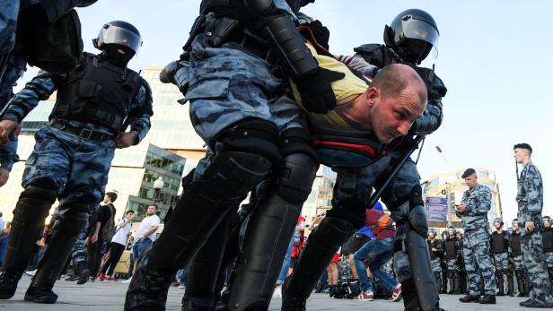 Moskau: Mehr als 1.300 Festnahmen bei Oppositionsprotest