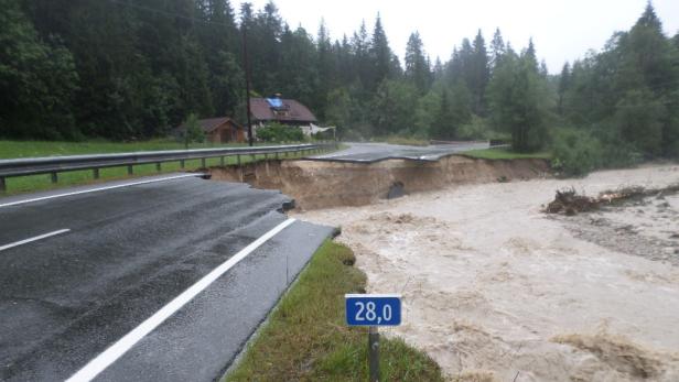 Hochwasseralarm in Salzburg: Lage entspannt sich