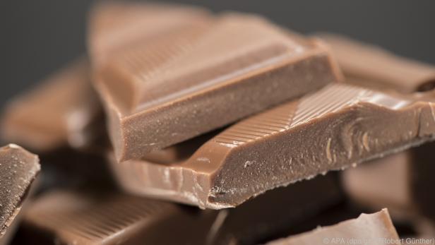 Im Kühlschrank verliert die Schokolade ihren Glanz