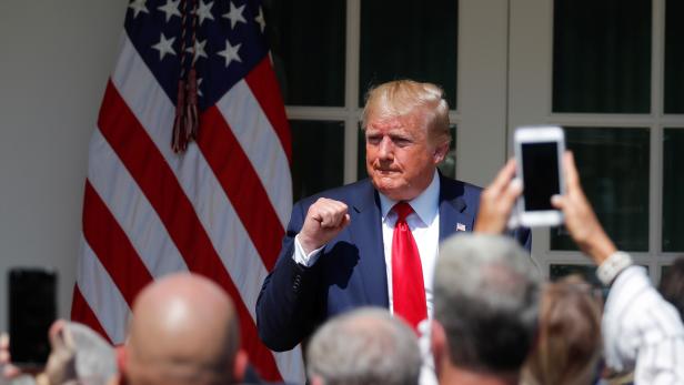 U.S. President Donald Trump participates in signing ceremony for the September 11th Victim Compensation Fund Act at the White House in Washington