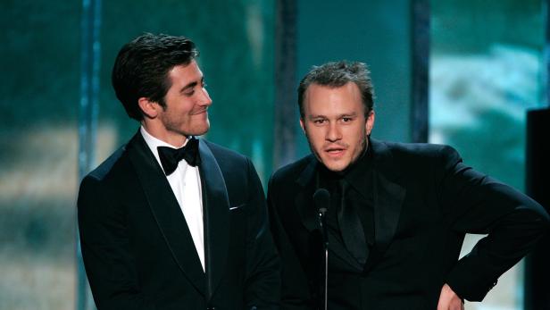 Jake Gyllenhaal und Heath Ledger bei den Screen Actors Guild Awards in Los Angeles, Januar 2006.
