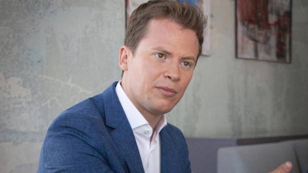 ORF-Moderator Tobias Pötzelsberger.