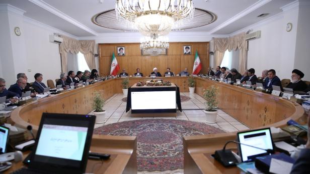 Besprechung von Irans Regierung