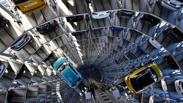 VW-Autolagerturm in Wolfsburg