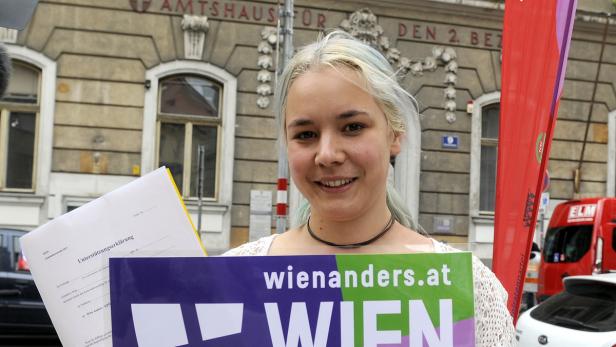 Wien Anders-Spitzenkandidatin Juliana Okropiridse will mehr gegen das Wohnproblem in Wien tun.