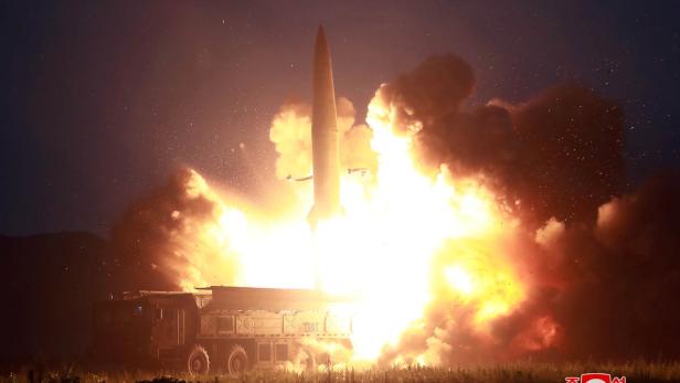 Nordkorea: Jüngster Raketentest war "Warnung" an USA und Südkorea