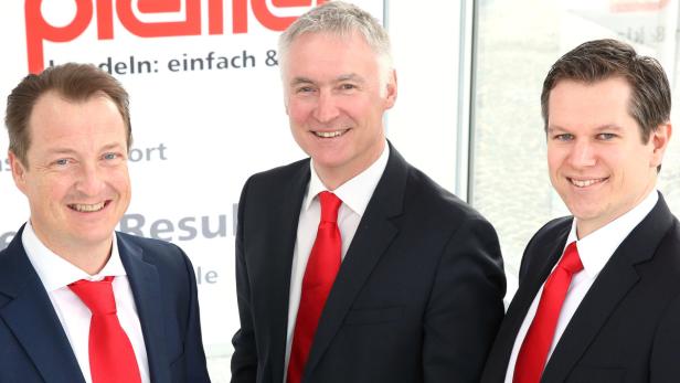 Chefs der Pfeiffer-Gruppe: Georg Pfeiffer, Erich Schönleitner und Markus Böhm