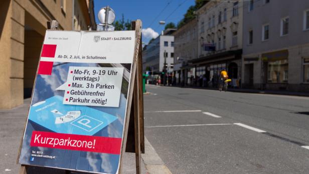 Neue Kurzparkzone sorgt für Parkplatzmisere in Salzburg