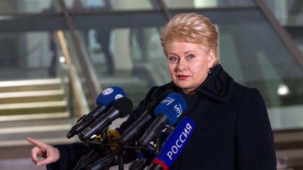 Die litauische Präsidentin Dalia Grybauskaite