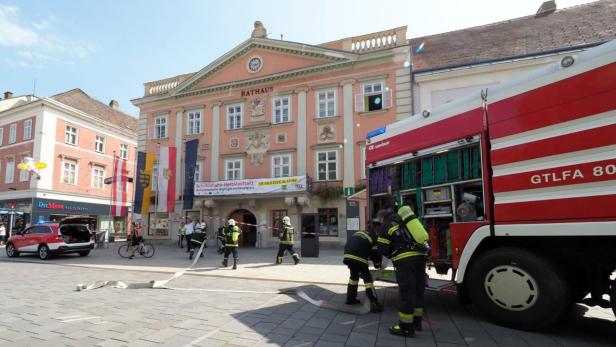 Feueralarm: Altes Rathaus in Wiener Neustadt evakuiert