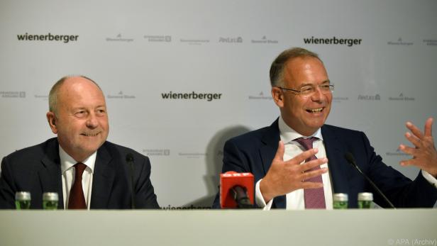 Wienerberger AG-CEO Heimo Scheuch und Finanzvorstand Willy Van Riet