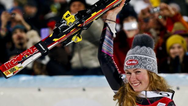 Mikaela Shiffrin reist als heiße Anwärterin auf Slalom-Gold nach Sotschi.